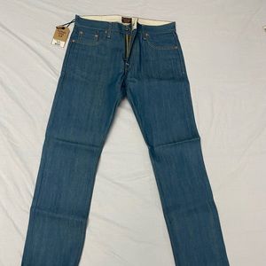 Civilianaire Japan Selvedge Standard Super Slim Light Blue Rigd Jeans Men 32